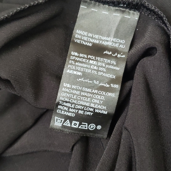 WHBM Reversible Floral/Solid Knit Sheath Dress S - Picture 8 of 11